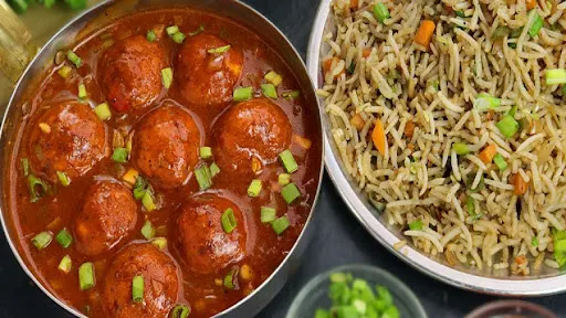 Veg Manchurian Fried Rice Combo