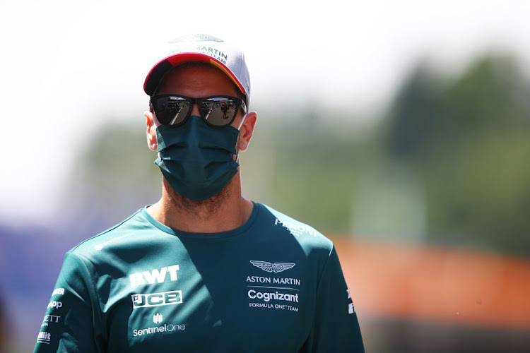 Sebastian Vettel in the drivers parade ahead of the F1 Grand Prix of Styria at Red Bull Ring on June 27 2021 in Spielberg, Austria.