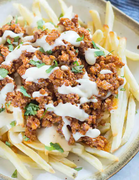 Loaded Mexican Chicken French Fries