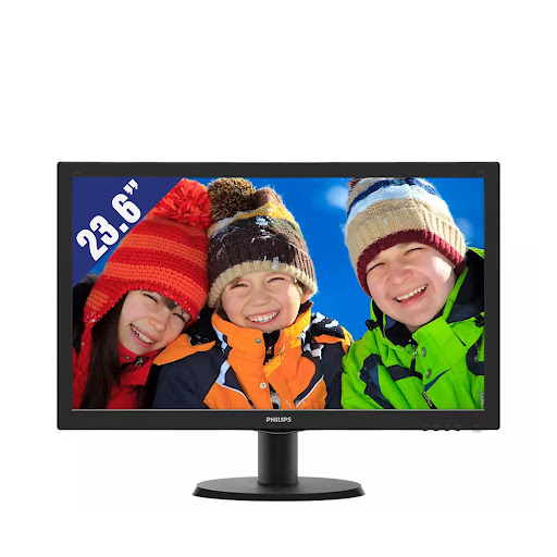 Màn hình LCD PHILIPS 23.6" 243V5QHSBA/74 (1920 x 1080/MVA/60Hz/8 ms)