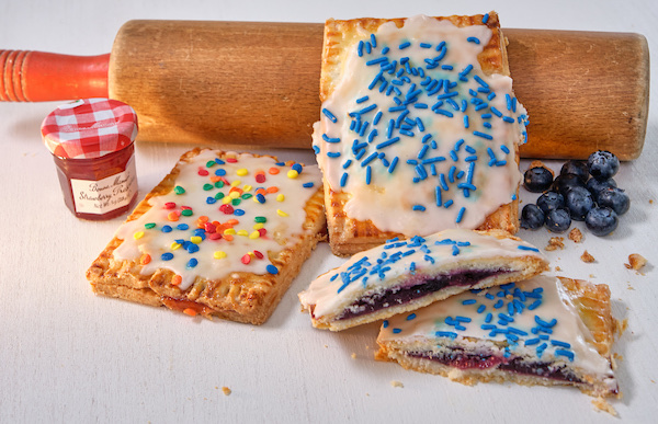 Flakey hand made poptarts!