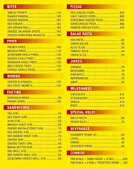 Birju's Pav Bhaji menu 1