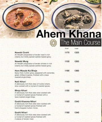 Sharief Bhai Biryani menu 