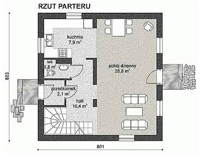 WB-3386 - Rzut parteru