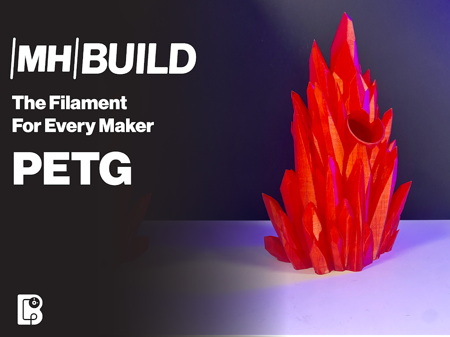 Orange MH Build Series PETG Filament - 1.75mm (1kg)