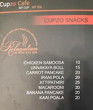 Cupzo Cafe menu 2