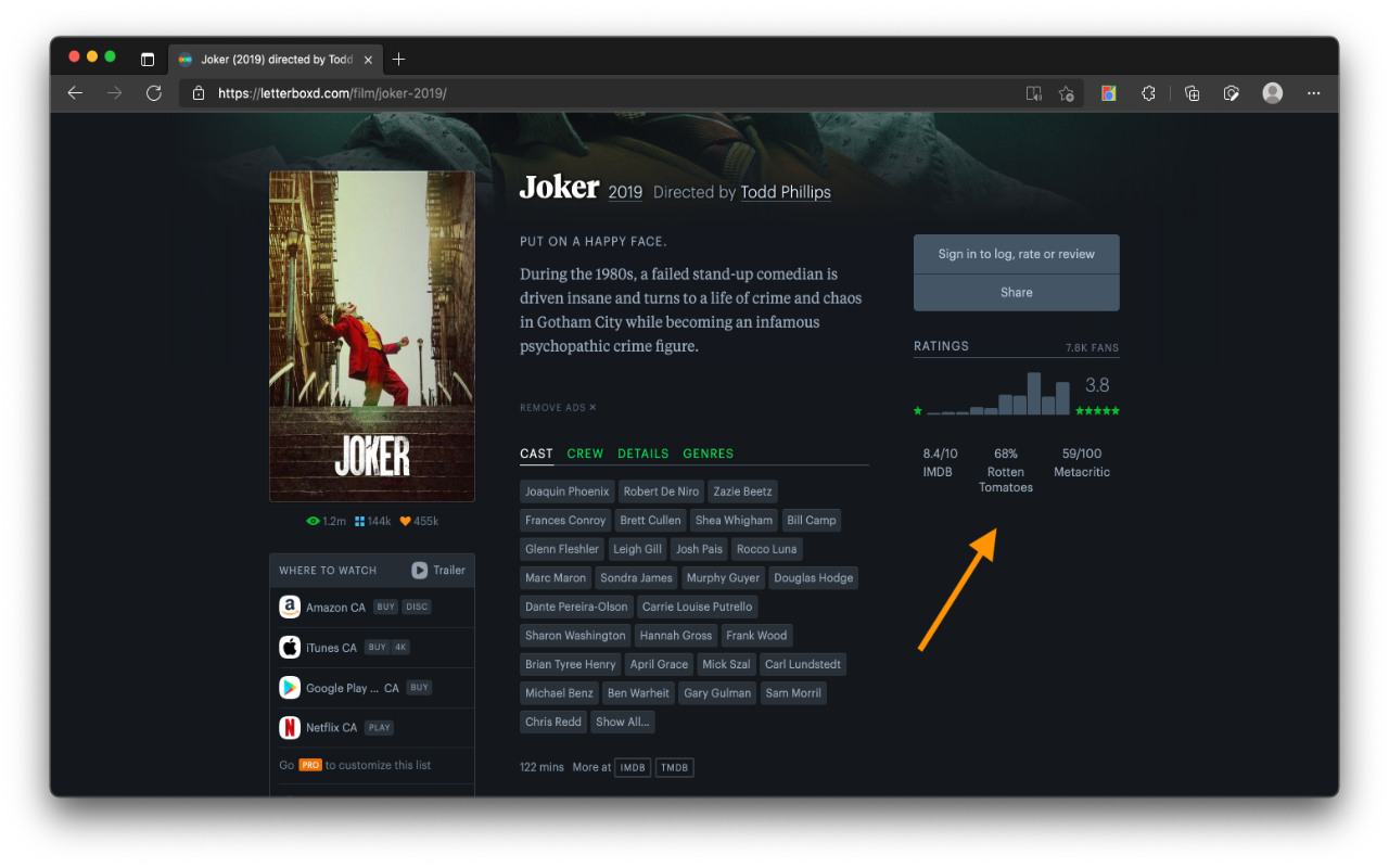 More Ratings on Letterboxd Preview image 0