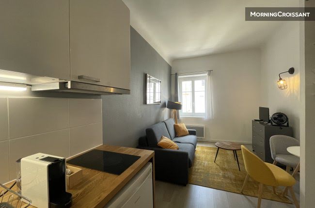 Location meublée appartement 1 pièce 18 m² à Caluire-et-Cuire (69300), 1 290 €