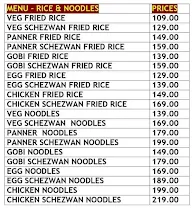 Spices Briyani menu 1