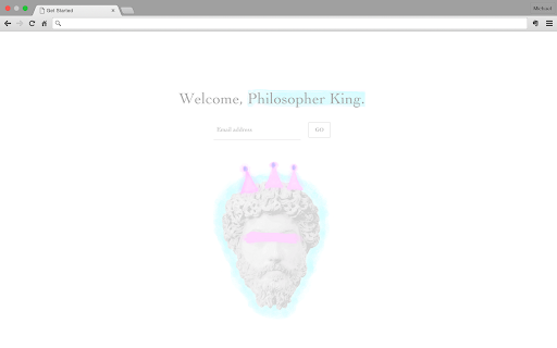 Philosopher King - New Tab