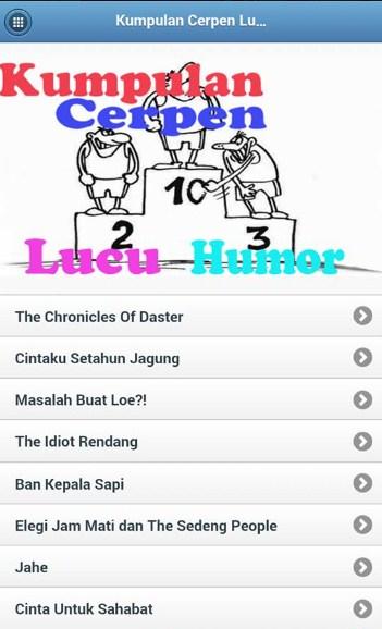 Kumpulan Cerpen Lucu Humor - Android Apps on Google Play