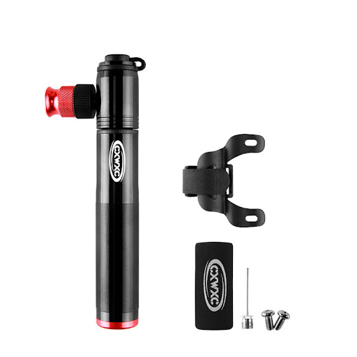 Title 1, Portable Hand Push Mini Bicycle Pump, Quickly I...
