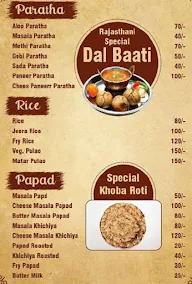 Om Dhaba Family Restaurant menu 1