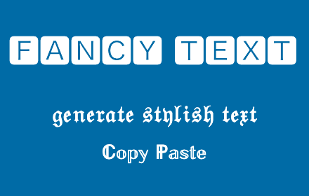 Fancy Text Font Generator small promo image