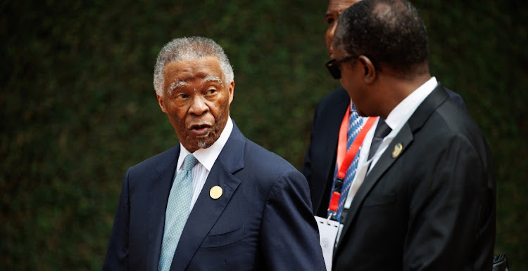 Former president Thabo Mbeki attends an event to mark the 30th anniversary of the Rwandan genocide, in Kigali, Rwanda, April 7 2024. Picture: LUKE DRAY/GETTY IMAGES