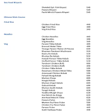 Shatabdi Timeless Traditional Cuisine menu 5