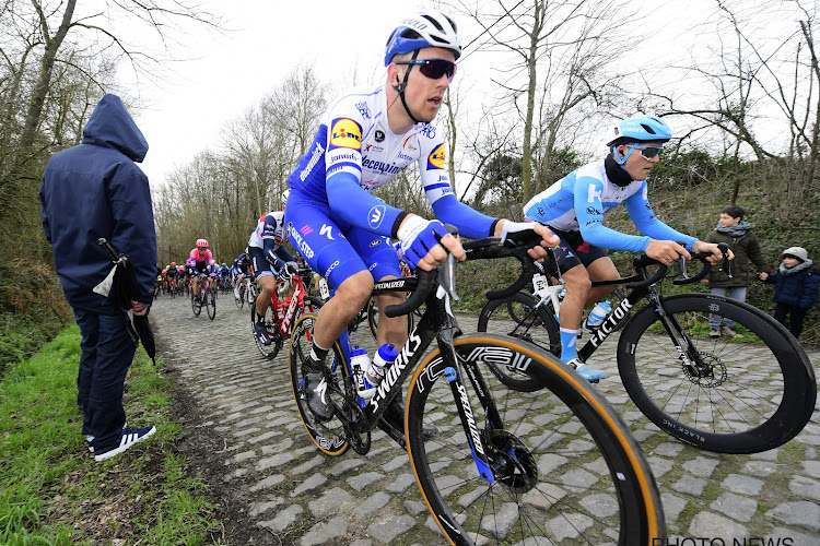 Bert Van Lerberghe van Deceuninck-Quick.Step na eerdere valpartij nog met gemengde gevoelens