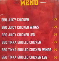 Red Hot Coal menu 1