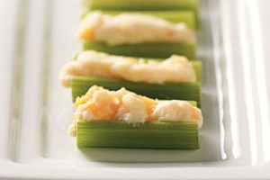 Apricot-Ricotta Stuffed Celery