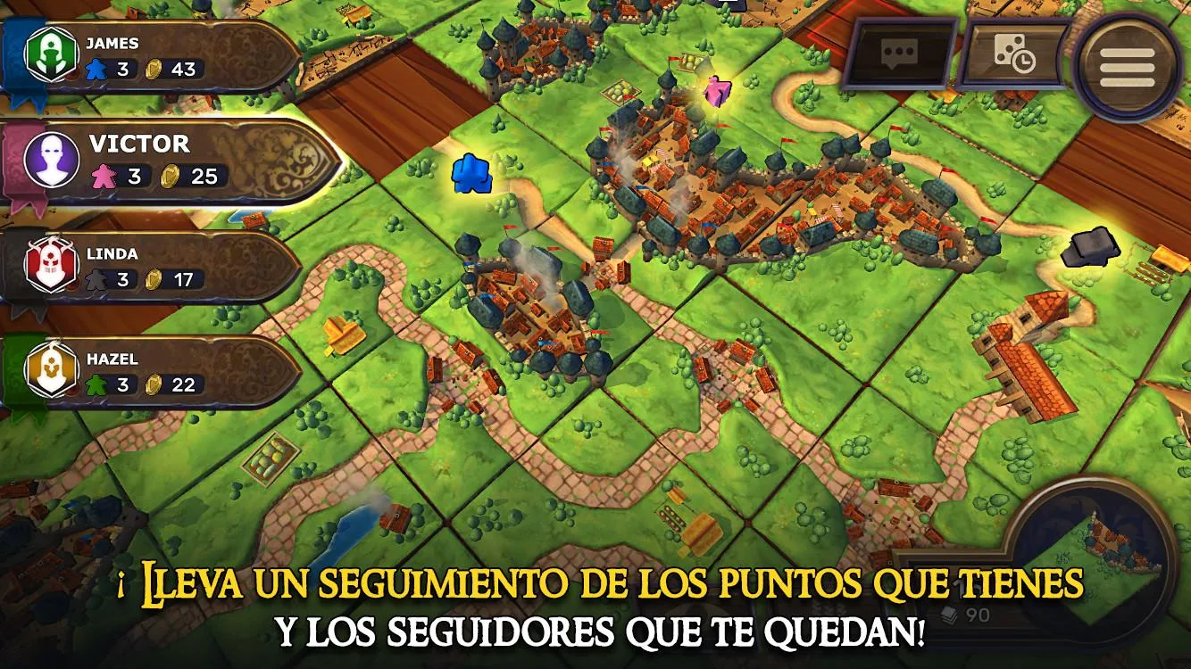   Carcassonne: El juego oficial -Losetas y táctica: captura de pantalla 