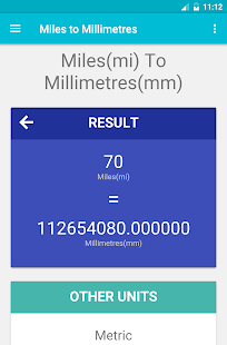 Miles to Millimetres - náhled