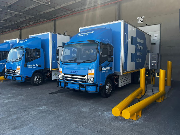The new JAC electric truck will form part of the Takealot fleet going forward.