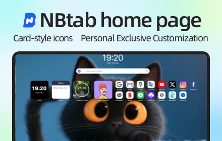 NBtab New Tab~Personalized dynamic theme wallpaper/navigation/ad removal