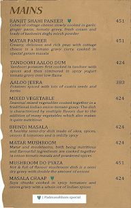 Padmanabham menu 3