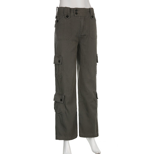 Title 2, Hot Girl Fried Street Straight Casual Pants Ame...