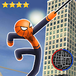 Cover Image of ดาวน์โหลด Amazing Spider Stickman Rope: City Gangstar Crime 2.0.1 APK