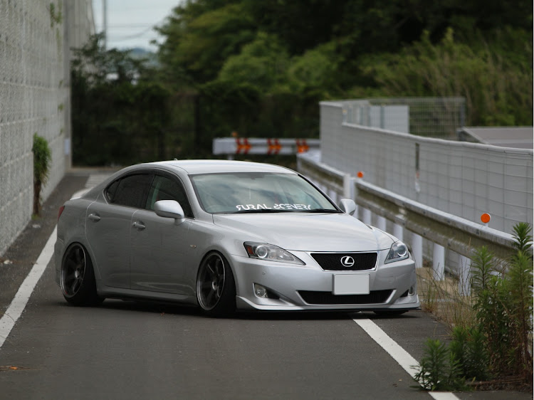 ISのTE37SL・ツライチ・ツラウチ・camber・stanceに関するカスタム事例の投稿画像1枚目