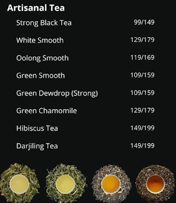 8 Tea menu 