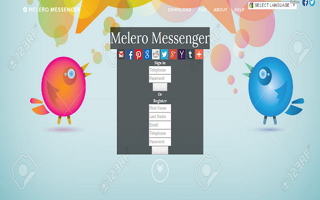 Melero Messenger chrome extension