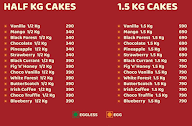 FB Cakes menu 1