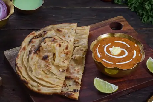 Dal Makhani With 2 Laccha Paratha