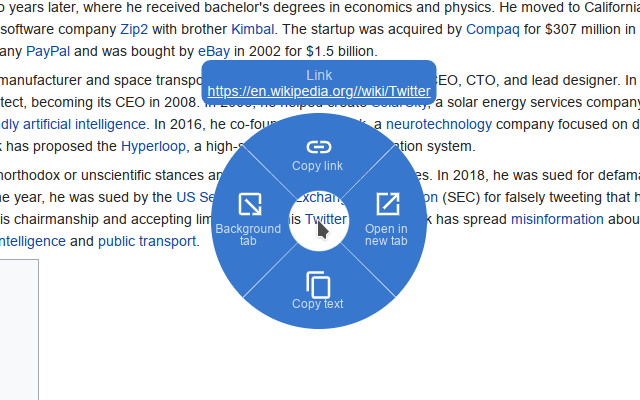 Circle Mouse Gestures (pie menu) Preview image 3