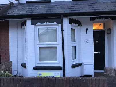 Godalming Surrey.  White PVCu Casement Window with Dummy Sashes