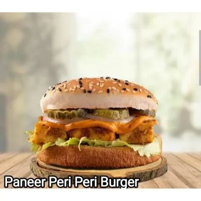 Paneer Peri Peri Burger