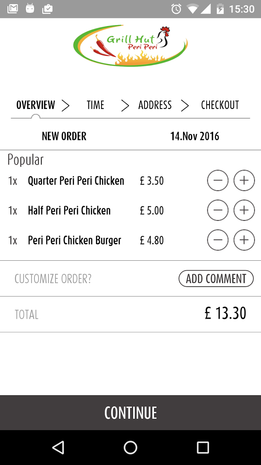 Grill Hut Peri Peri Screen 3