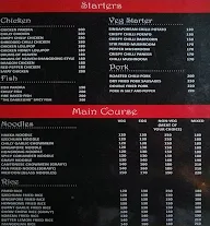 The Darjeeling menu 1