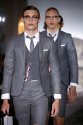 Models walk the runway during the Thom Browne Menswear Spring Summer 2023 show.
