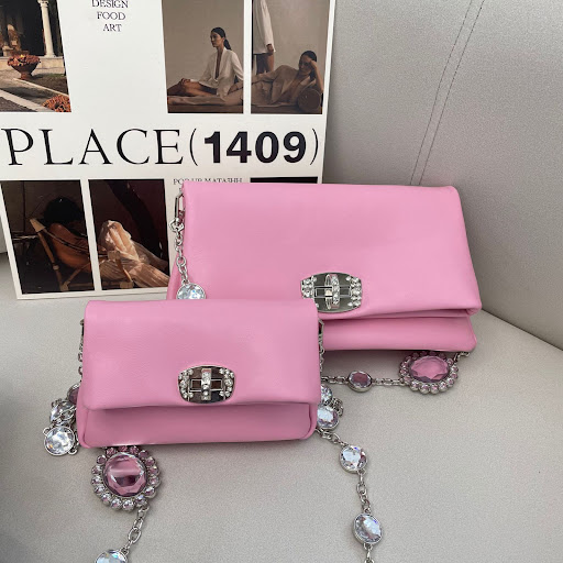 Title 3, Shiny diamond-encrusted rhinestone womens tren...