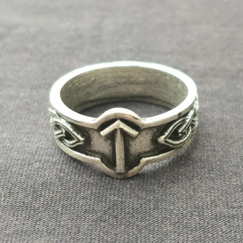 Title 5, İskandinav Viking Vintage Luna Alaşım Yüzük, un...