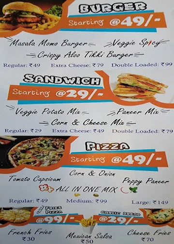 Momo Cafe menu 