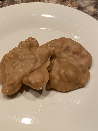 Creamy sweet pralines. 