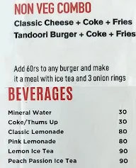 Howra Burger, Bandra menu 2