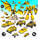 Icon Dragon Robot Transform War