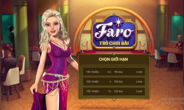 Faro - Tro choi bai hap dan tai W88