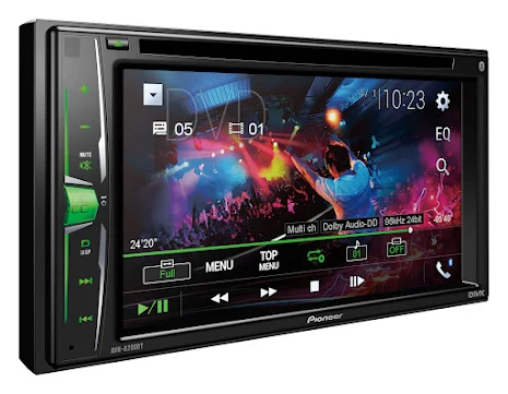 Pioneer 2DIN CD/DVD, 1 USB/iPod 6,2"