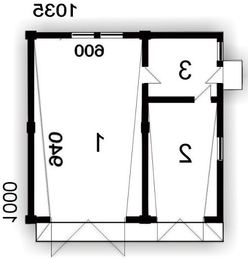 BR-059 - Rzut garażu